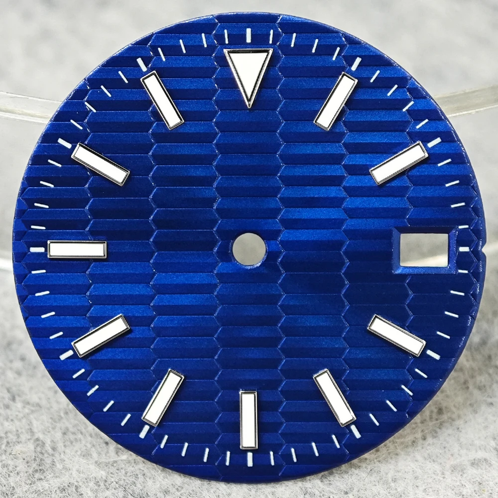 Green Luminous High-Quality Watch Face for Date Series, 28.5mm Dial