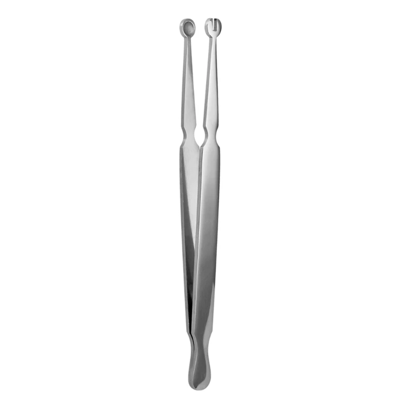 

652F Essential Jewelry Making Tweezers Antimagnetic Tweezers Slide Locking Fine Pointed Tip Tweezers Stainless Steel Material