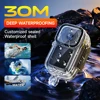 4K/30FPS Sports Camera Dual Screen WiFi Action Camera 6-Axis Anti-Shake APP Remote Control Built-in Battery for Surfing Diving 4
