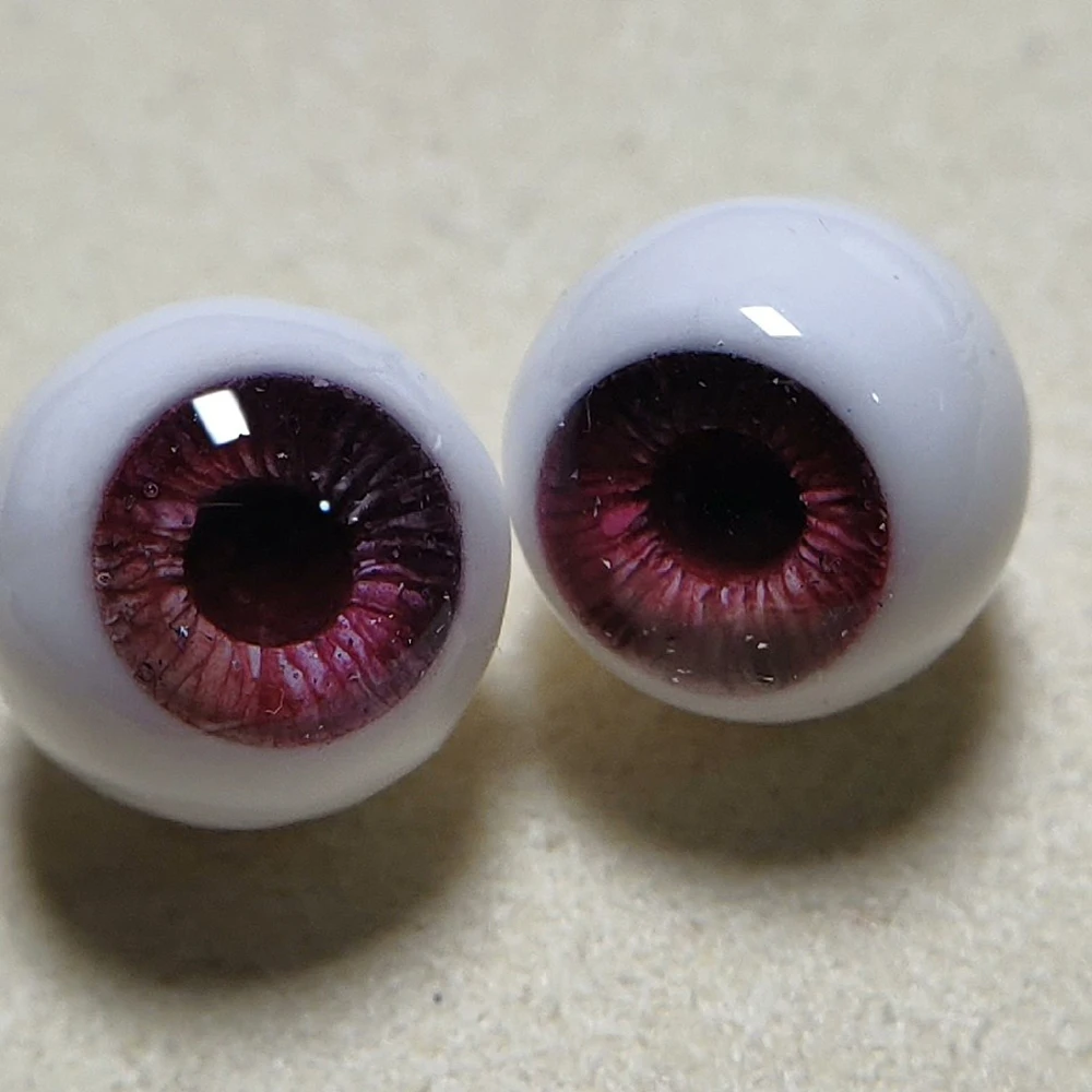 DIY Handgefertigte Augen Reine Kreisförmige Augäpfel Puppenzubehör Augäpfel für BJD-Puppen Gipsaugen 20/22/24mm – Detail 4