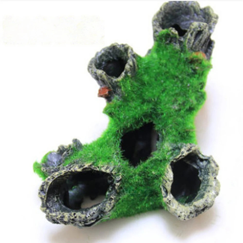Title 6, Hot Aquarium Fish Tank Landscape Pirate Ship Wr...