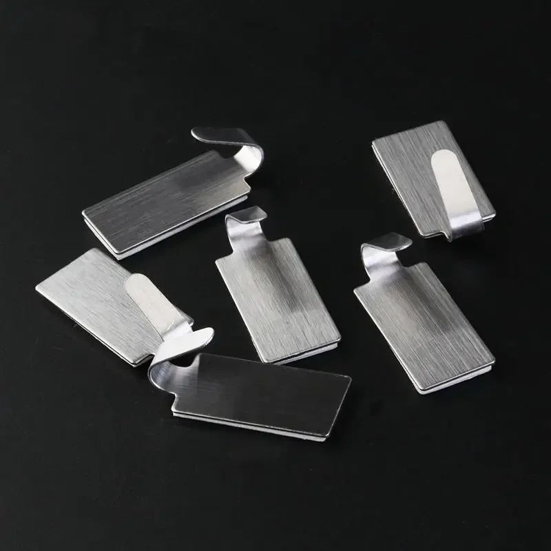 Adhesive Stainless Steel Towel Hooks Family Robe Hanging Hooks Hats Bag Key Wall