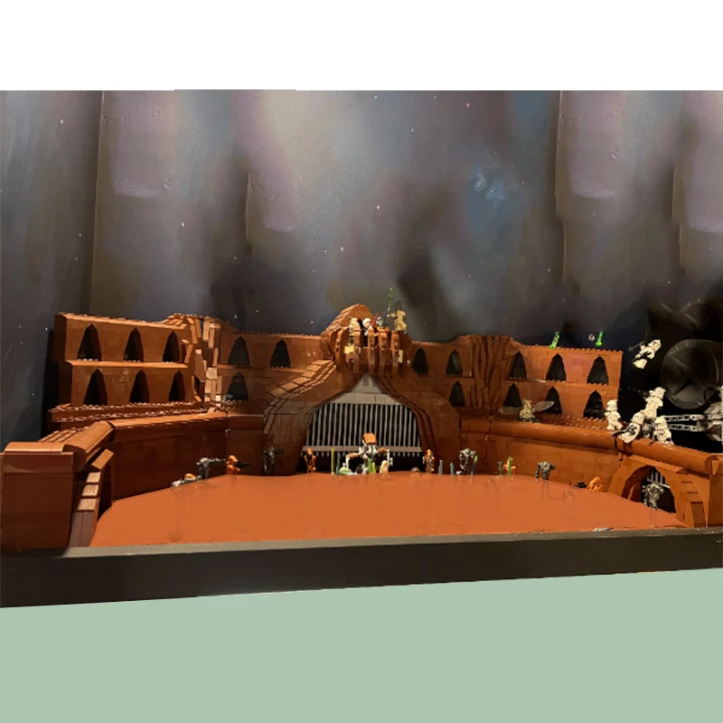Space Movie Serie Building Blocks MOC Geonosis Arena Military