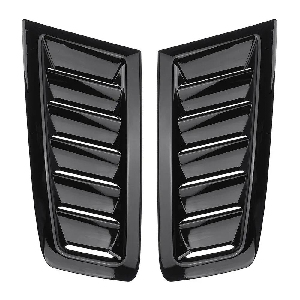For Ford Focus RS ST MK2 Car Front Engine Hood Bonnet Vents Air Inlet Side Fender Vent Air Outlet Decoration Stickers Cover hood vents car hood stickers