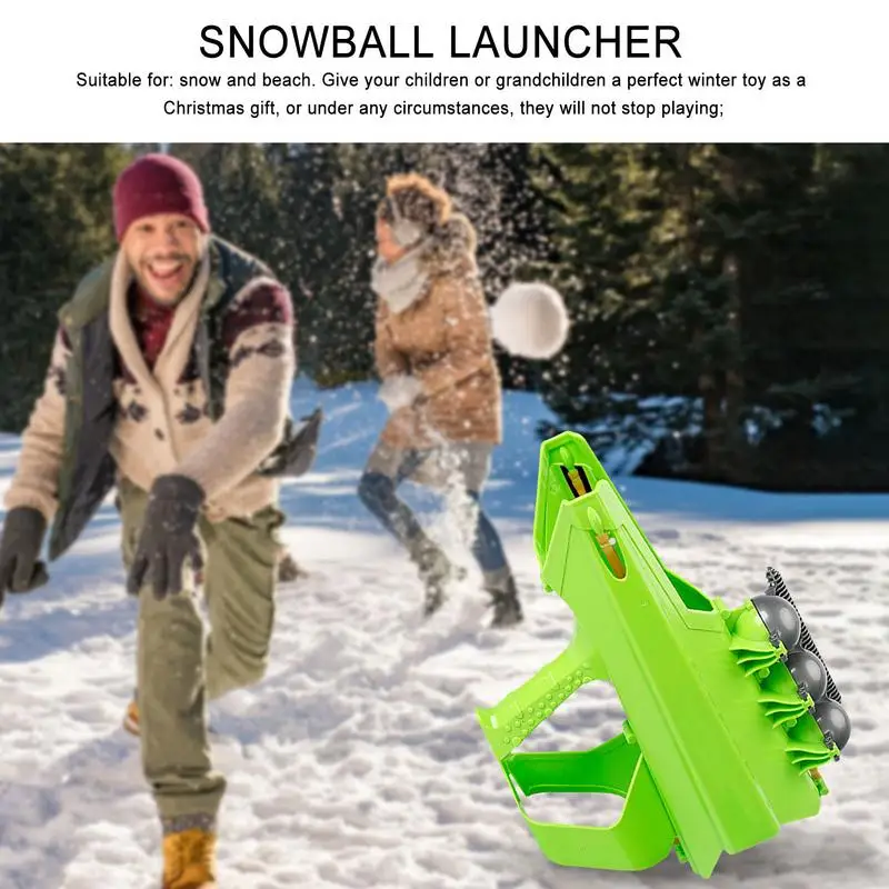 Snowball Launcher Snowball Launcher Snow Blasters Blasters Portable Non-slip Small Winter Outdoor Toys