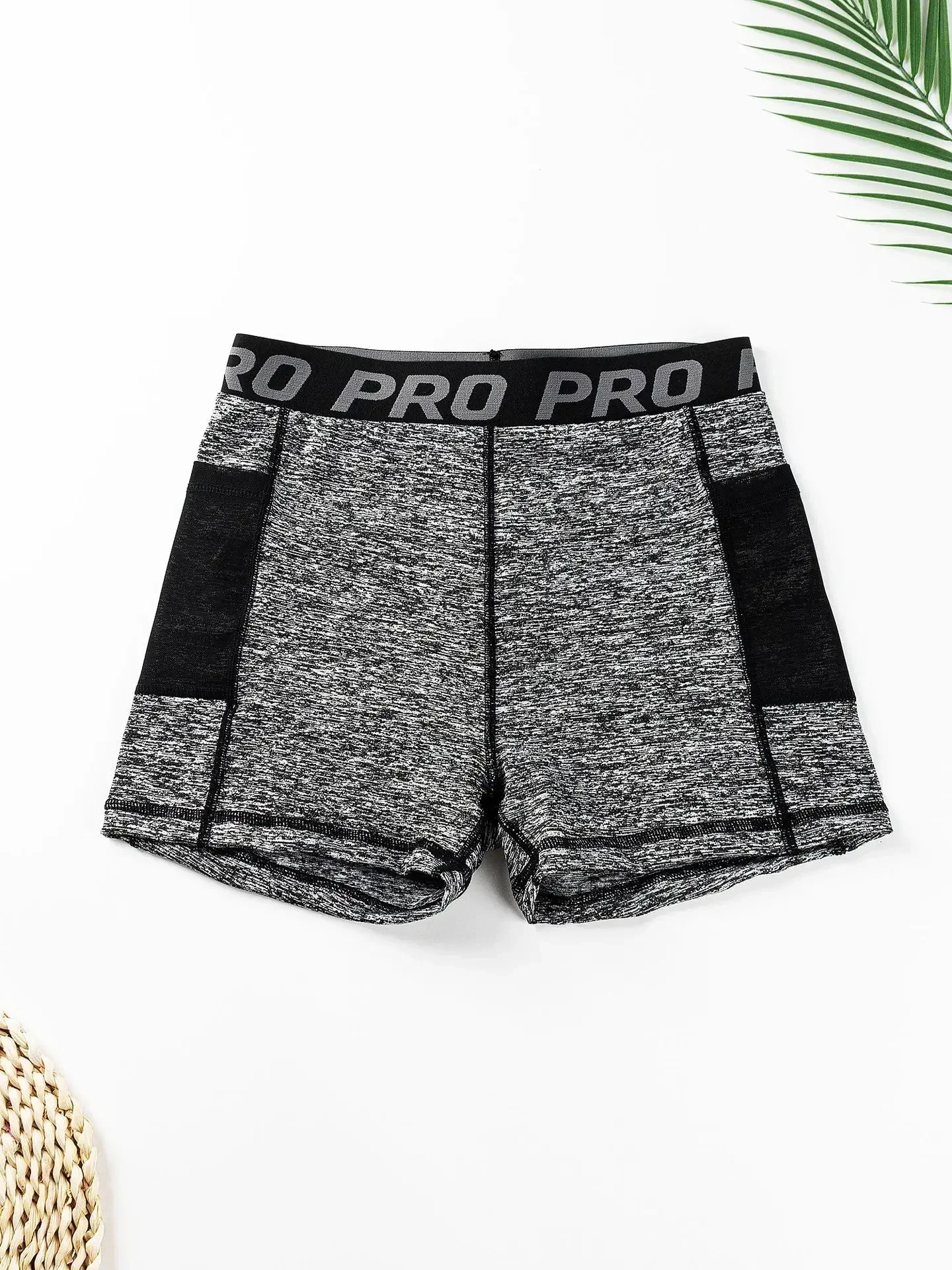 Summer Yoga Sports Workout Shorts Pants Female Mesh with Pocket Women's Shorts Gym Leggings Fitness Leggings for Women