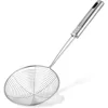 Stainless Steel Spider Strainer for Cooking Frying Multifunctional Skimmer Spoon with Handle for Kitchen Frying Food Noodle
