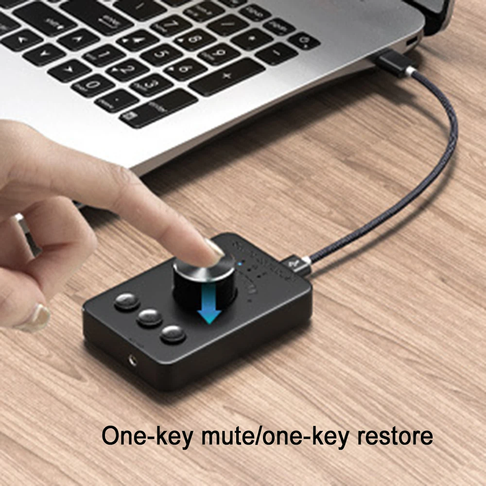 USBVolume Control Knob Multimedia Computer Speaker Controller Adjust
