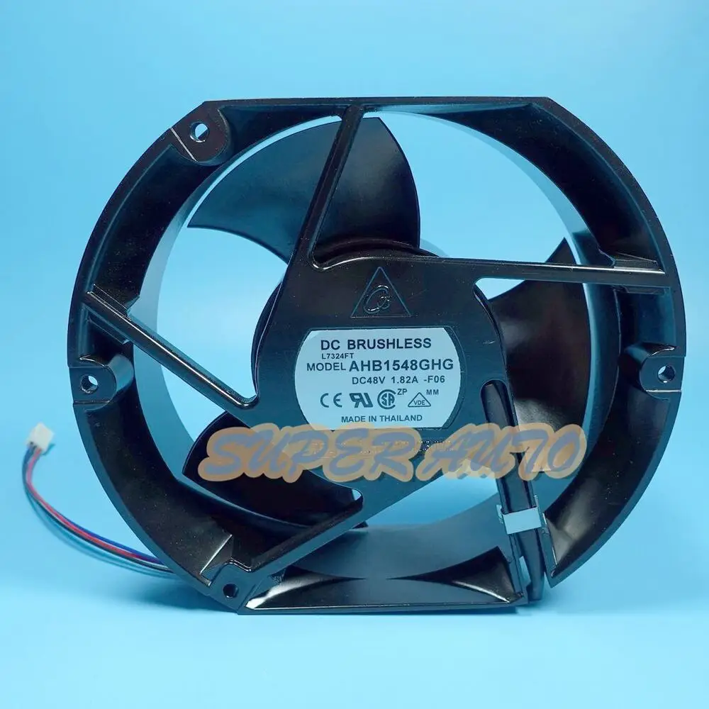

Delta 17251 AHB1548GHG-F06 48V 1.82A 3-wire inverter cooling fan 172*150*51mm