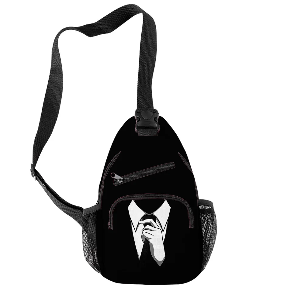 

Popular Cartoon Game Hitman Crossbody Chest Bags Oxford Waterproof Boys/Girls Sports Travel Bags 3D Print Shoulder Bags