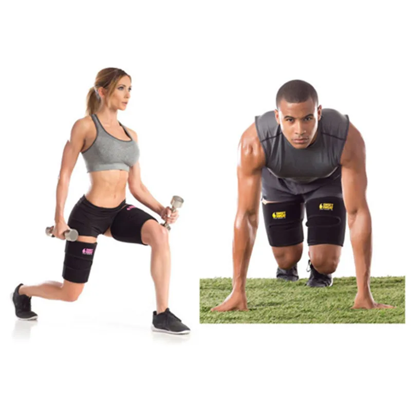 Spandex Sweet sweat Sports Yoga Leg thigh Trainer Exercise Belt Support losing Weight Loss burning fat Sweat Belt Trimmer