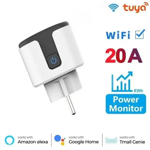 Smart Plug WiFi Socket EU 16A/20A With Power Monitor Timing Function Tuya Smart Life APP Works With Alexa Google Home - Image 9