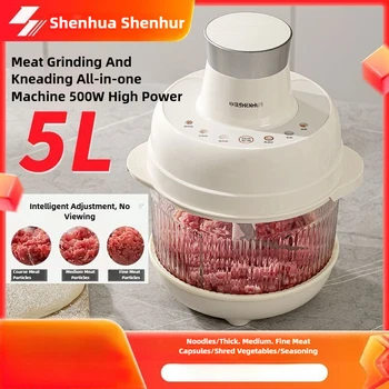 Shanghai and Dough Machine Meat Grinder Household Fully Automatic Multi-purpose Kneading Mixer Electric Small Kitchen Blender 1