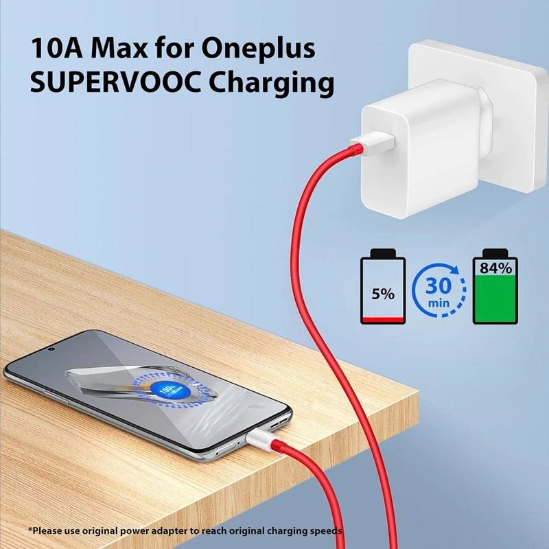 High-Speed 120W Type-C Quick Charging Cable - 1/2 Pack