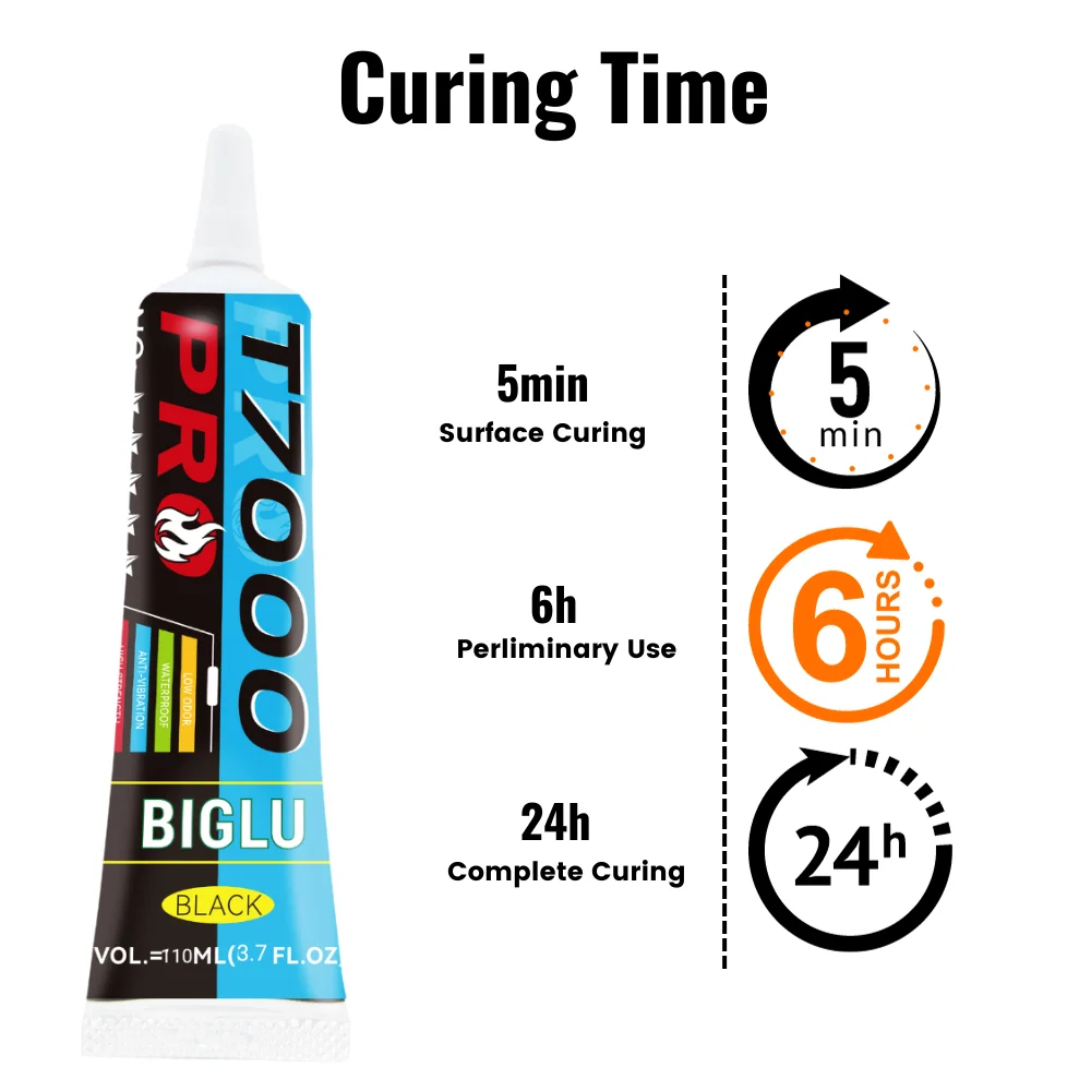 블랙 접촉 휴대폰 태블릿 배터리 커버, 애플리케이터 팁, 수리 접착 전자 부품 접착제, 15 ml, 50 ml, 110ml