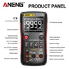 ANENG Q1 Digital Multimeter 9999 Analog Tester True RMS Professional Multimetro DIY Transistor Capacitor NCV Testers Lcr Meter 5