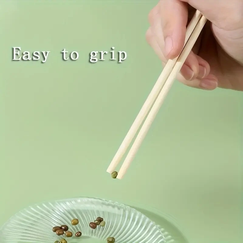 Disposable high-quality bamboo chopsticks set-individual packaging, health, thick and durable, suitable for take-away, barbecu