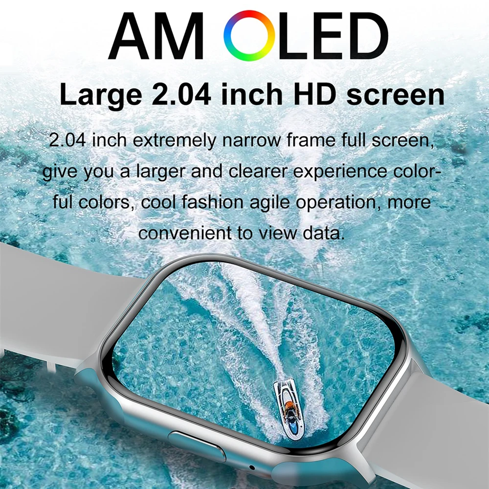 AMOLED HD ũ  ȭ Ʈ ġ,  ƮϽ ɹڼ, NFC   Ʈġ, , 2.04 ġ, 2024 ǰ