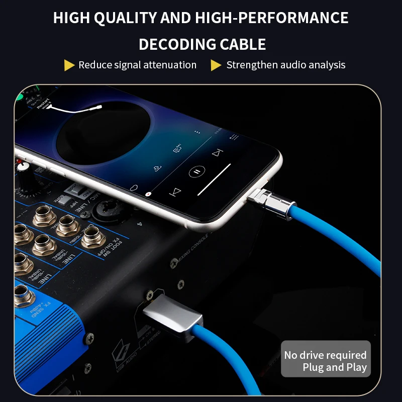 Premium HiFi Decoding DAC USB Cable