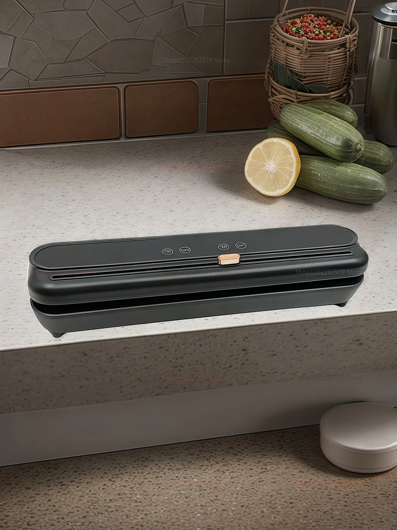 Description Picture 4 of itemNew Electric Vacuum Sealer for Kitchen Dry Wet Food Storage Built-in Cutter Touch Button Easy Seal Food Household Appliance