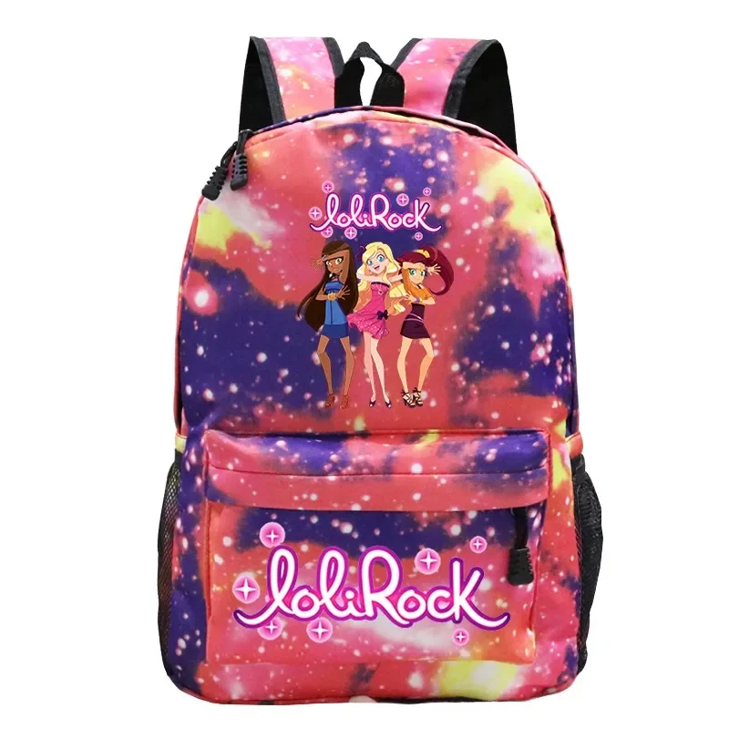 LoliRock-Sac à dos d'école pour enfants, cartable pour étudiants