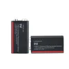 Soshine Original USB Lithium Battery 9V 500mAh Li-ion Rechargeable Batteries Low Self-discharge 4LED PowerDisplay for Multimeter 2