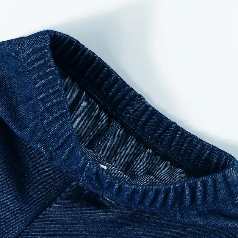 Baby und kinder blau denim sterne set sommer top und shorts kinder kleidung jungen shirt kleidung rundhals kurze & langarm shirt – Detail 16