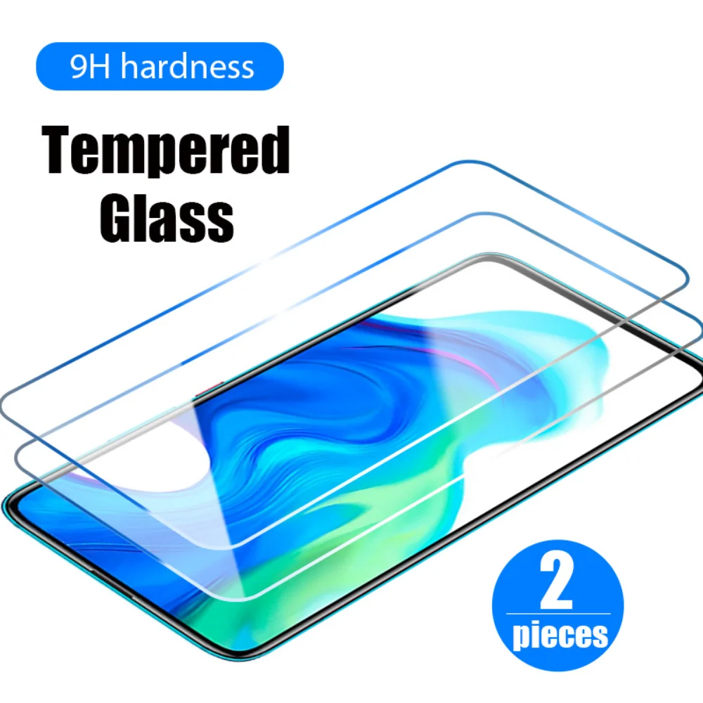 Фото Закаленное защитное стекло с полным покрытием для Xiaomi Mi8 8Lite 8Pro Mi9 Mi9T Mi10 C3 M2, 2 шт. №2