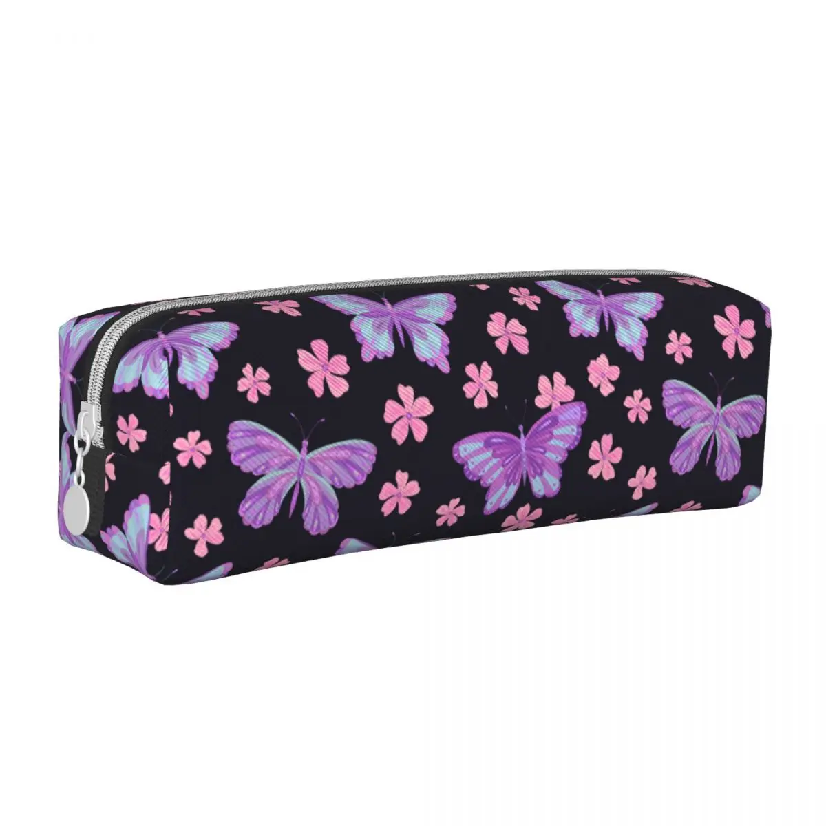 

Butterfly Sakura Flowers Pencil Case Classic Cute Pattern Pen Box Bags Student Big Capacity Students School Cosmetic Pencilcases