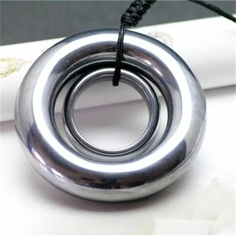 

Натуральный двойной зернистый модный лечебный энергетический камень Terahertz для изготовления самодельных ювелирных изделий, ожерелий, подарков, оптовая продажа, 1 шт.