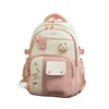Book Bag Large-capacity Nylon Casual Campus Backpack Middle School Student Schoolbag Lightweight Elementary School Girl Backpack 6
