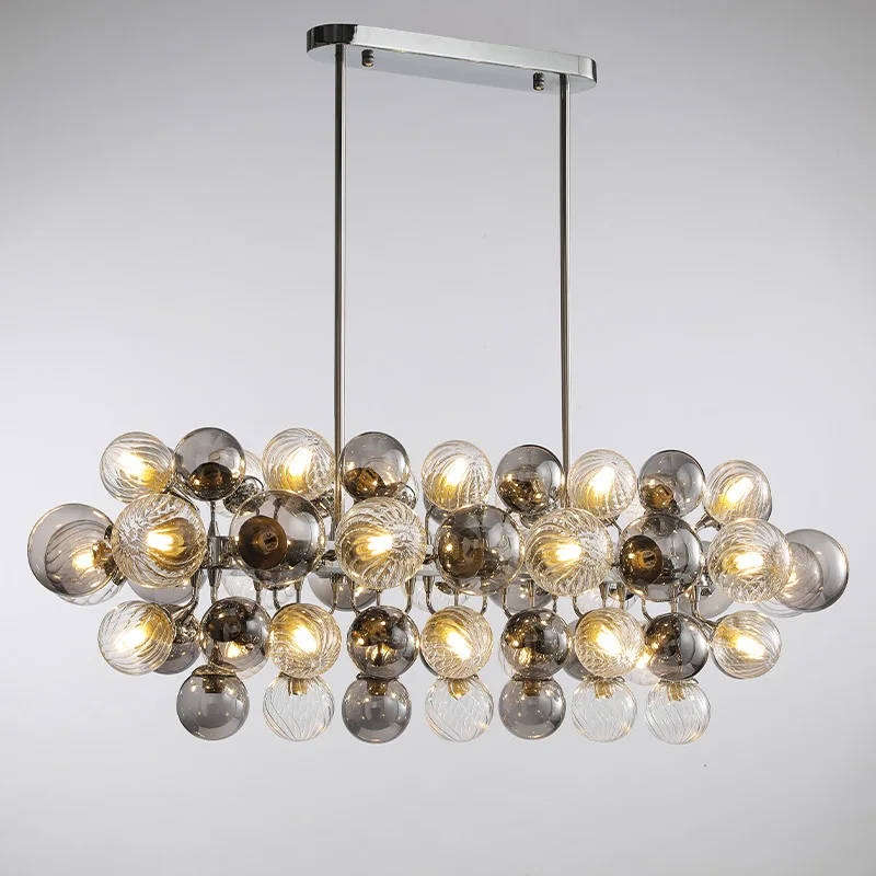 Post modern simple restaurant chandelier magic bean molecular lamp designer sample room creative personality bar decorative lamp