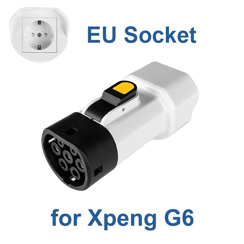Type2 V2L Discharger Adapter 16A 3.5KW EU Socket BYD MG Renault