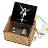 Theme Music Box Christmas Character Anime Movie Boy Toy Hand Crank Decoration Cartoon Wooden Jewelry Holiday Birthday Gift 3