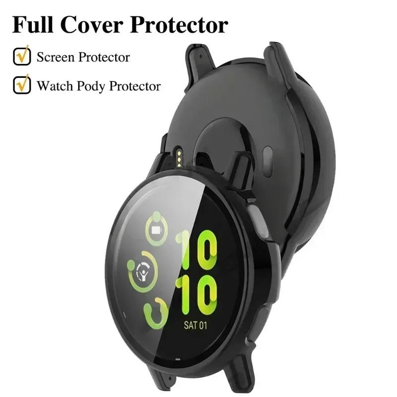 Enhanced Tempered Glass Protective Case - Anti-Scratch Screen Guard and Durable Shell