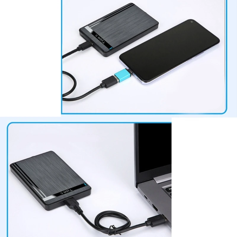 2.5인치 SATAIII 하드 드라이브 디스크용 Toolsfree USB 3.1 유형 5Gbps HDD SSD 인클로저 캐디