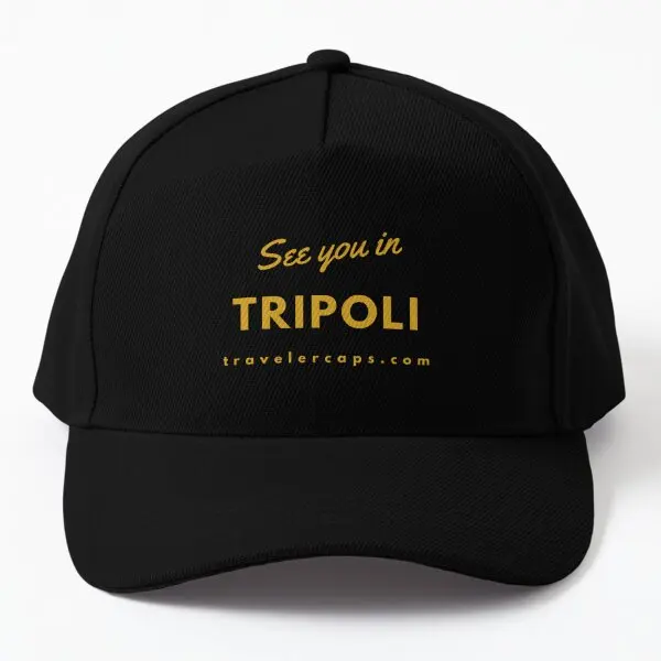 

See You In Tripoli Baseball Cap Hat Spring Casquette Women Black Fish Boys Summer Outdoor Bonnet Czapka Sun Hip Hop Sport