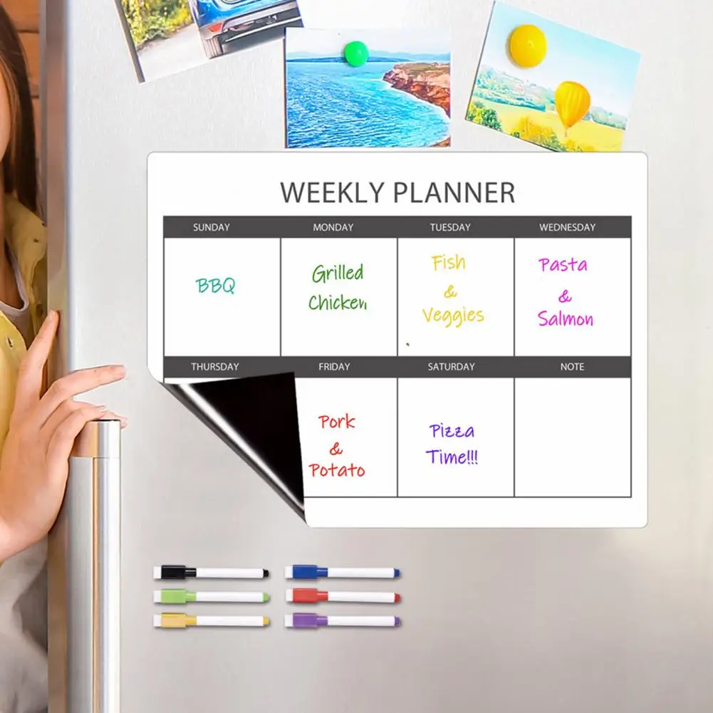 1 Set Use as a weekly planner, grocery list, to-do list, kid schedule or whatever your busy lifestyle is!