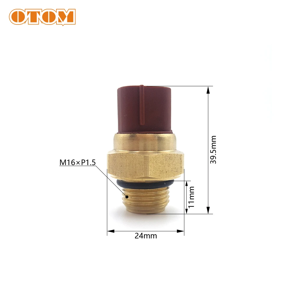 2 Piece Electric Radiator Coolant Fan Water Temperature smart thermostat engine coolant thermostat Switchs Temp Sensor For KTM HONDA YAMAHA SUZUKI KAWASAKI