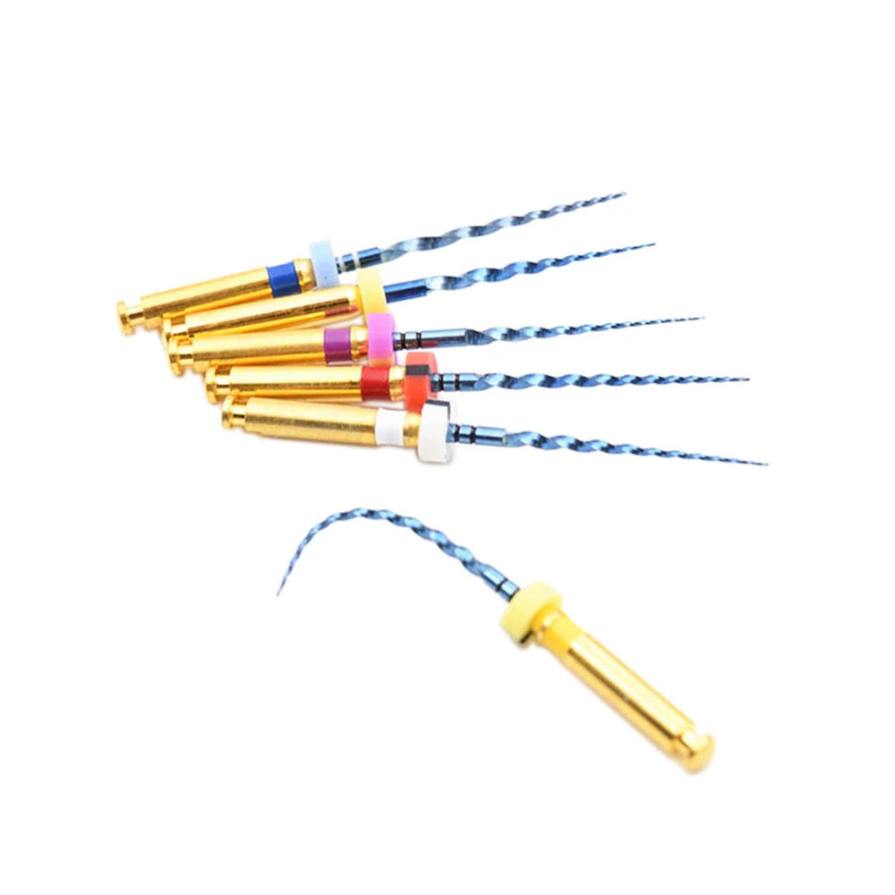 Dental Niti Super Blue Rotary Heat Activated Endodontic Canal Root Files 31mm SX-F3 Dentistry Tools Engine Use Files 5