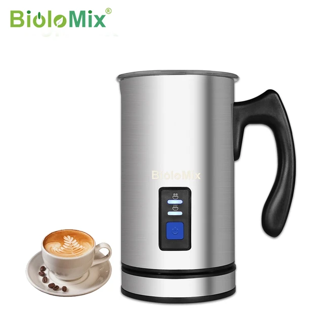 Biolomix – Mousseur À Lait Électrique, Cuiseur À Vapeur, Chauffe-lait,  Mousse De Café Pour Latte Cappuccino, Chocolat Chaud - Mousseurs À Lait -  AliExpress