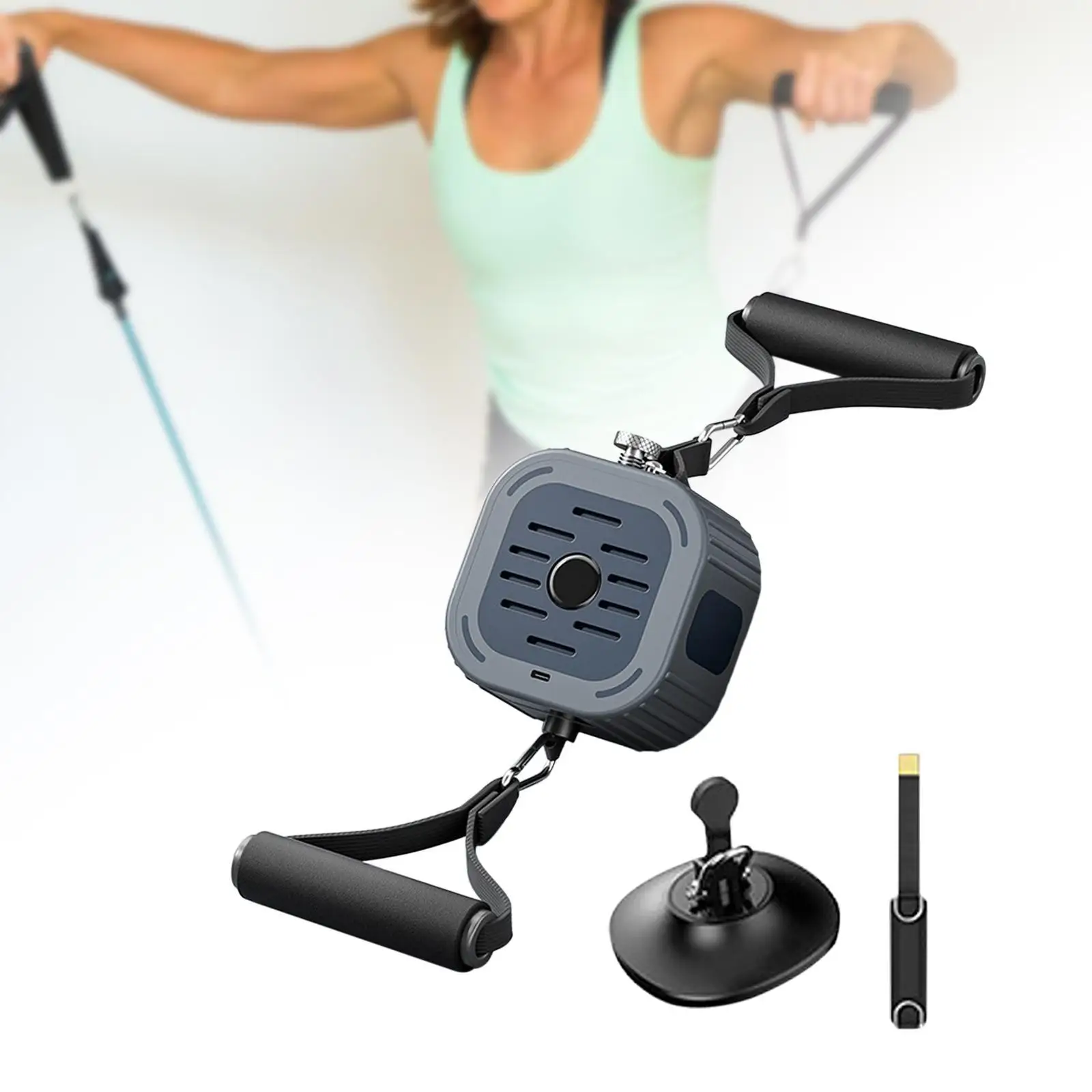 Resistance Machine Portable 2-20kg Adjustable with Resistance Band Gym Fitness Equipment for Men Women Adults Yoga Exercise Legs
