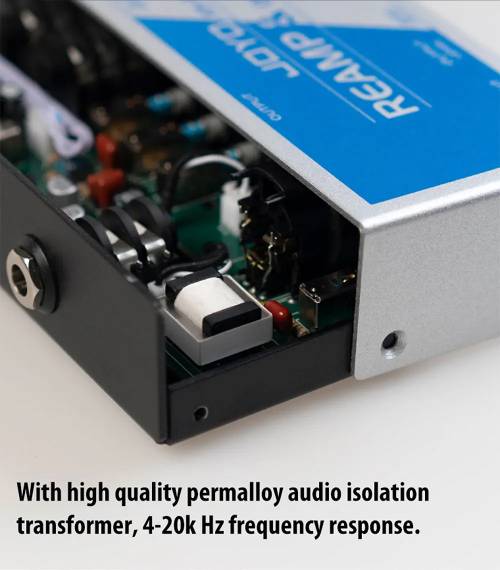 JDI-48 REAMPING and DI Functions 2 in 1 Phantom Powered 48V Active Direct Box +