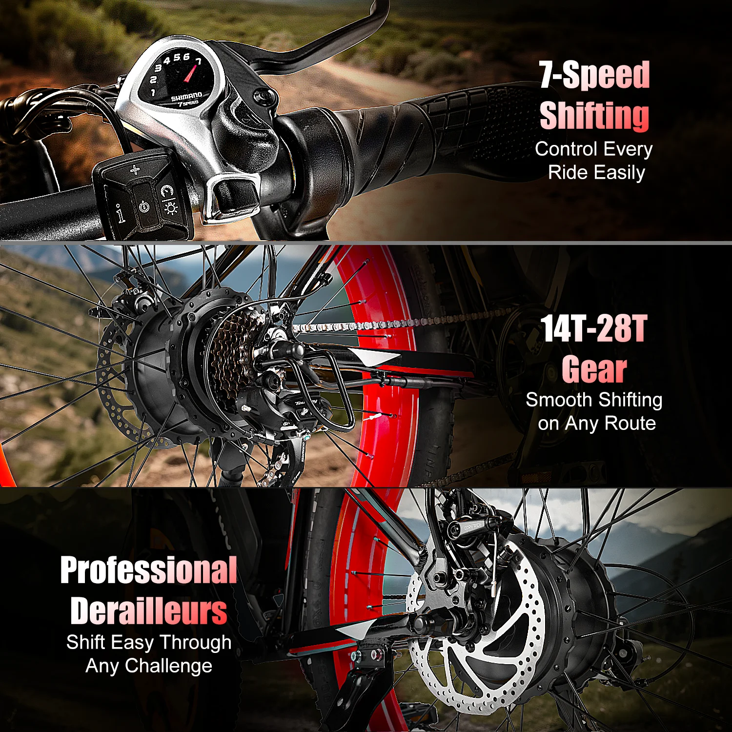 1500W Fat Tire E-Bike 7