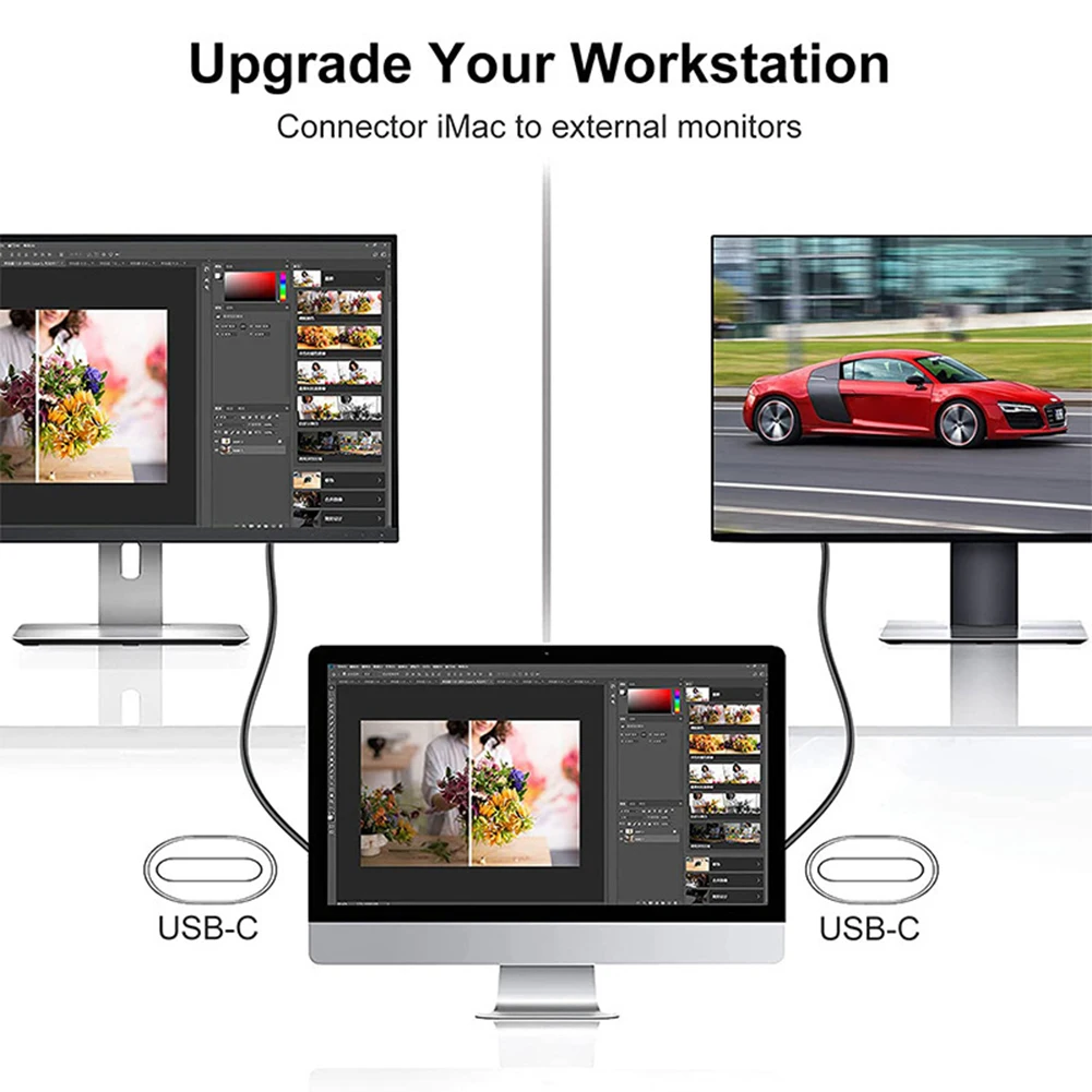 PC ǻ Ϳ ݵ Ʈ ִ USB CŸ-VGA  ̺, 1.8M, 6FT, 10Gbps, USB3.1