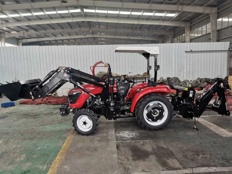 Farm Tractor with loader and excavator