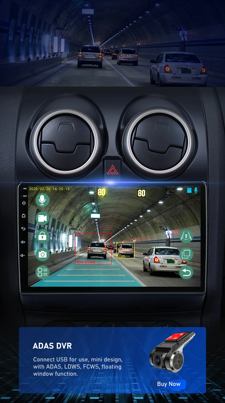 Srnubi 2 Din Autoradio TDA7851 Verstärker EQ Wireless CarPlay Auto GPS Navigation Bluetooth Für Nissan Qashqai 1 J10 2006-2013 – Detail 29