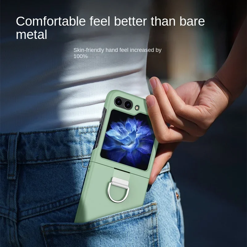 Durable Shockproof Hard Shell Phone Case - Protective Plastic Ring Cover