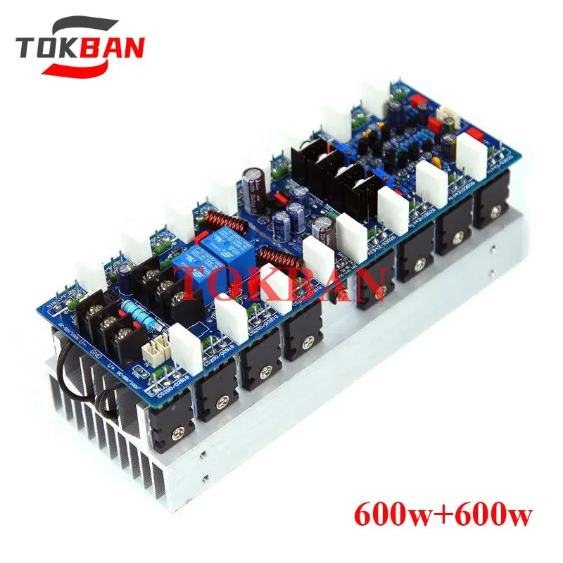 

2-канальная Плата усилителя мощности Tokban V162 600 Вт * 2, высокомощный стерео усилитель «сделай сам», Hi-Fi профессиональный сценический усилитель звука