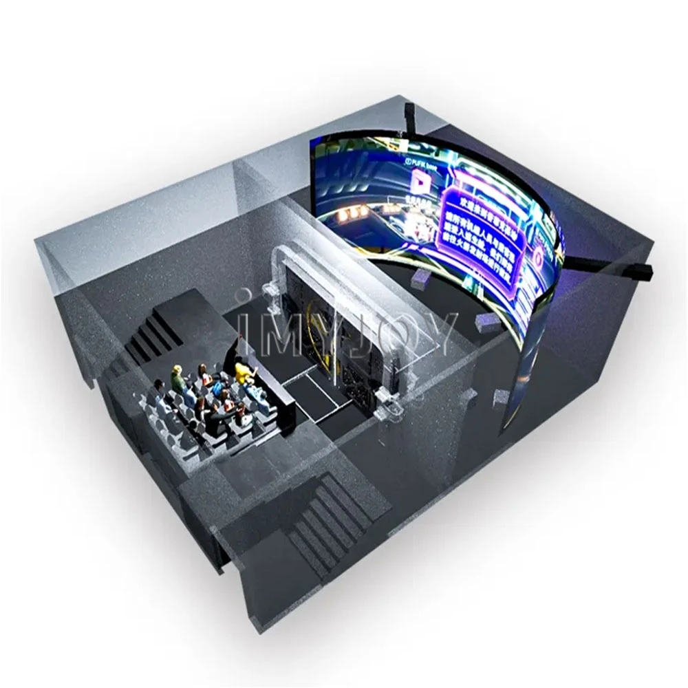 Cabina singola in alluminio 3d 4d 5d 7d 9d 12d Gioco cinematografico Cinema Truck Simulatore di realtà virtuale mobile Sim Racing Cockpit con sedile